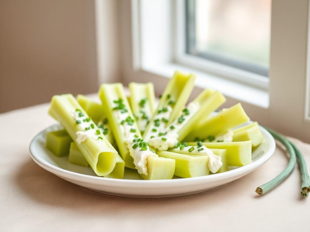 Celery Boats with Herb Cream Cheese — Ketoach Community member recipe