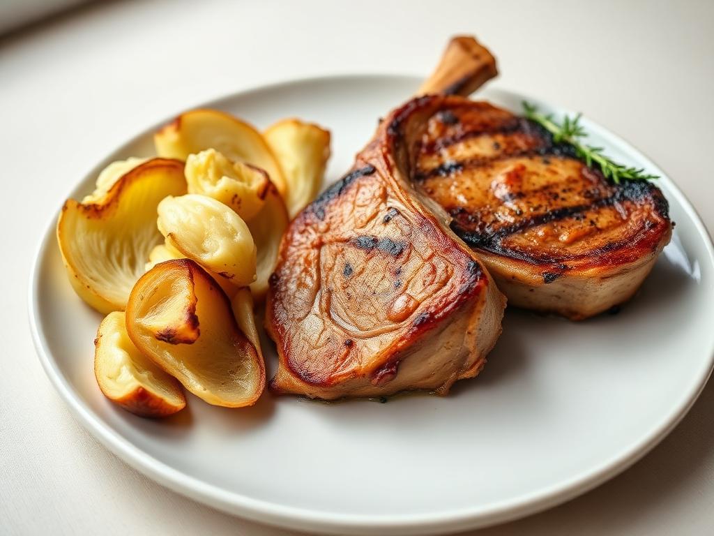 Pork Chops with Roasted Cabbage — Ketoach Community member recipe
