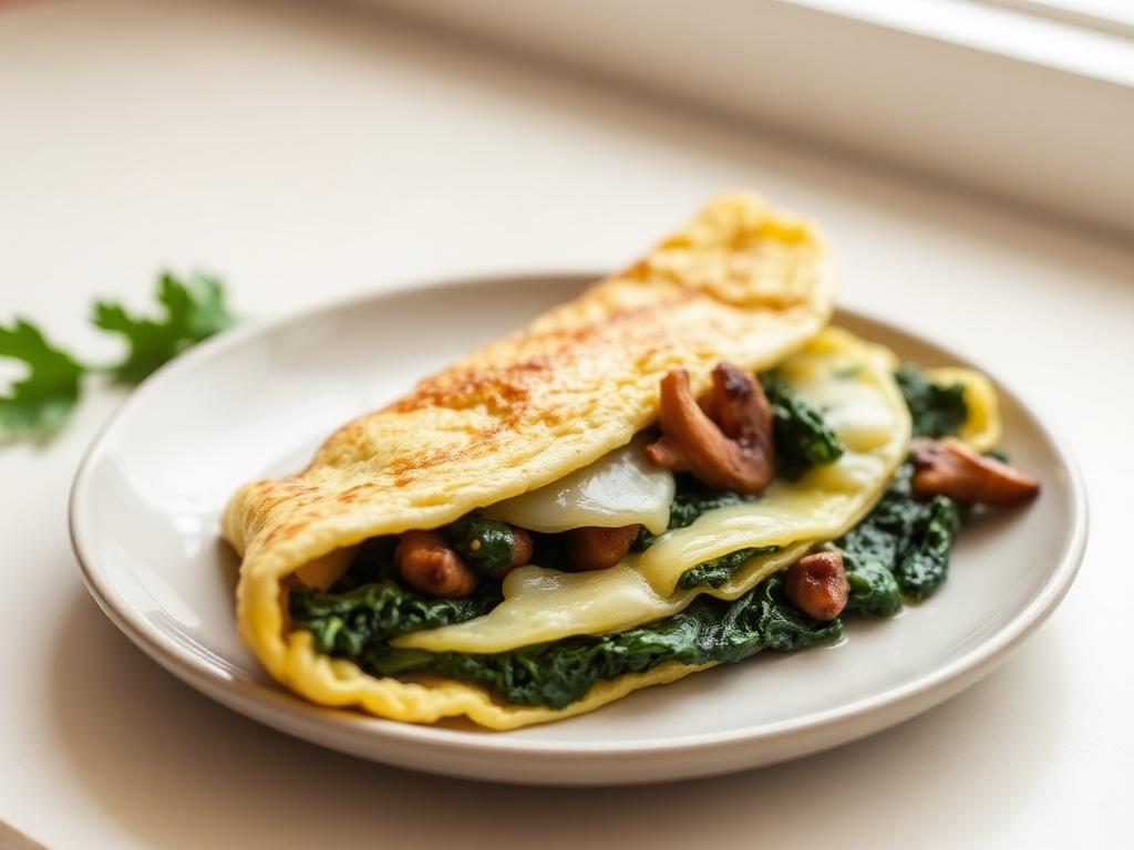 Ten-Minute Veggie Omelette — Ketoach Community member recipe