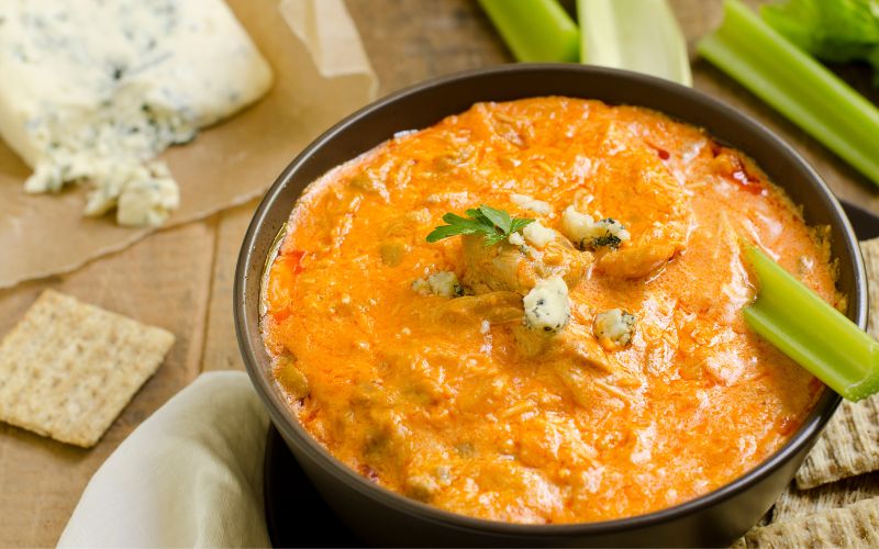 Keto Buffalo Chicken Dip