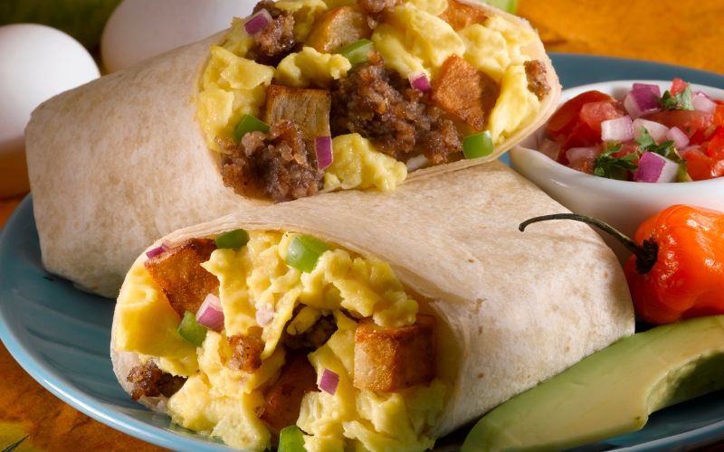 Keto Breakfast Burrito
